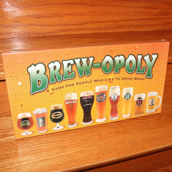 3/$118❤️sealed Monopoly Brew-Opoly Board Game Brewery Beer Made in USA Gift Fun - Picture 1 of 5